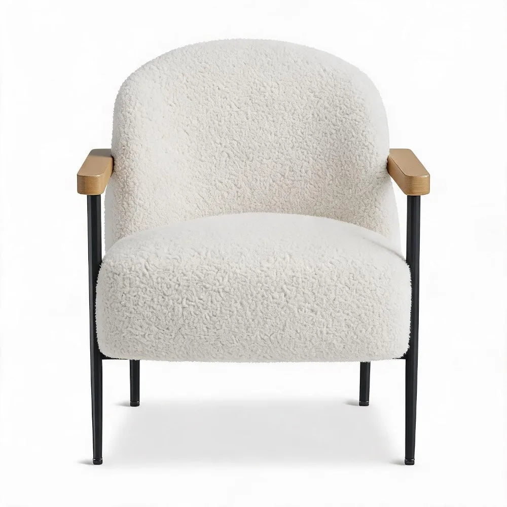 Fauteuil Nuage – bouclette crème