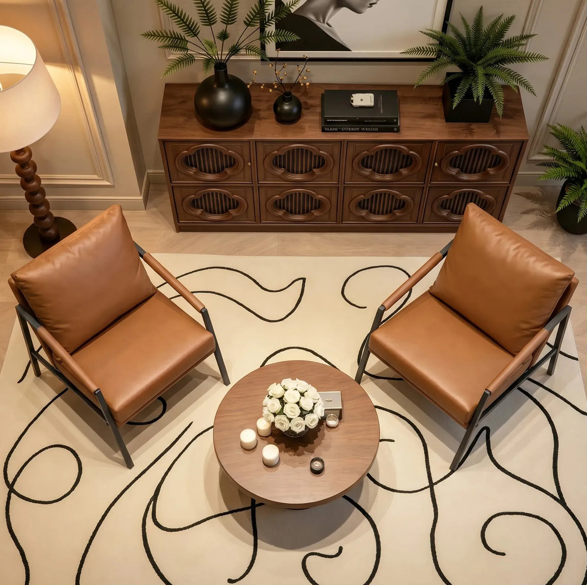 Fauteuils Havane dans un salon