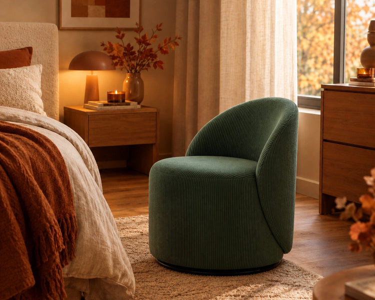 Fauteuil Cocon dans une chambre chaleureuse