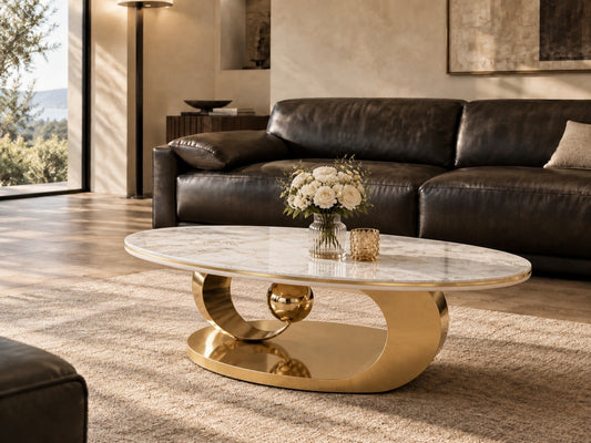 Table basse Aurélia dans un salon