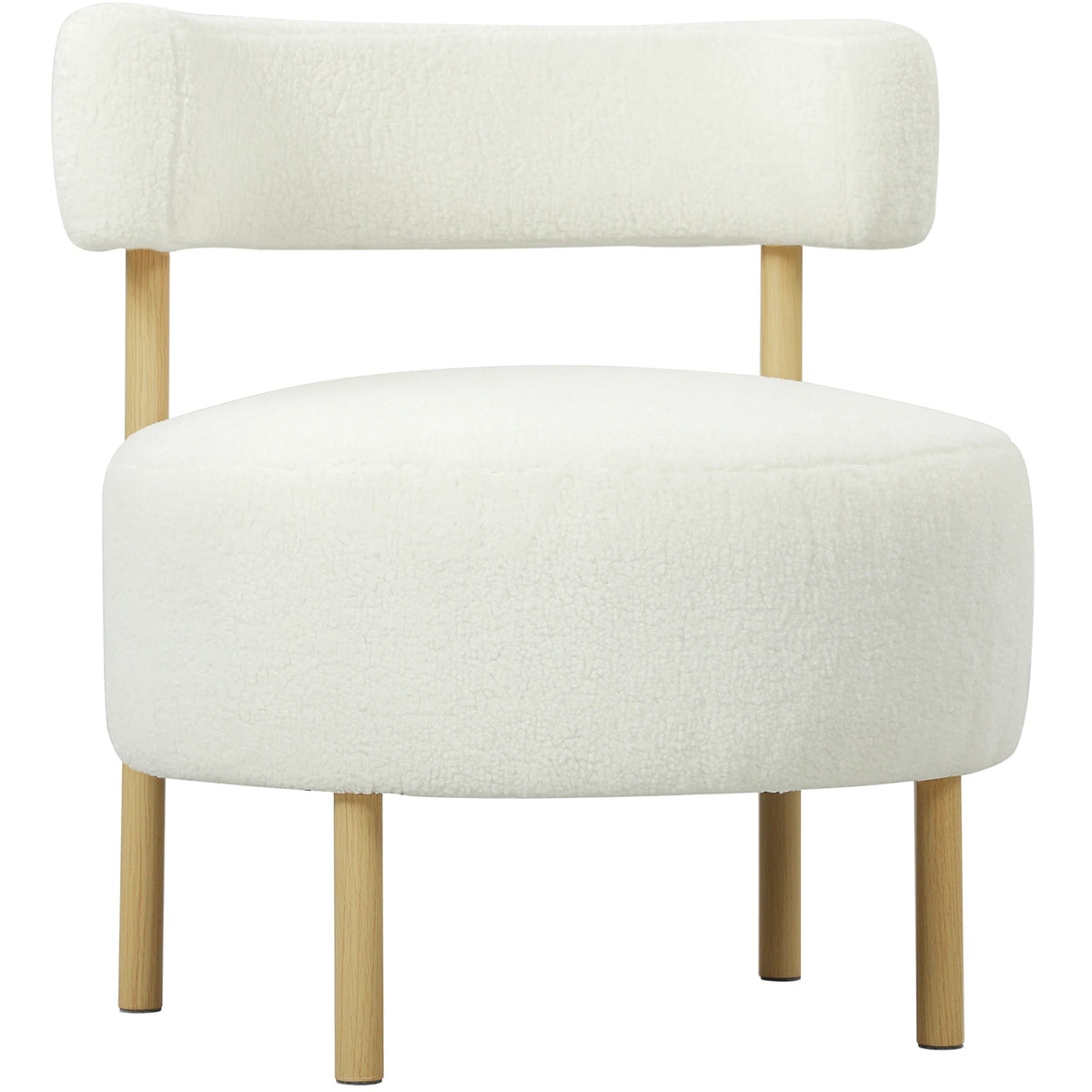 Fauteuil Céleste – bouclette crème