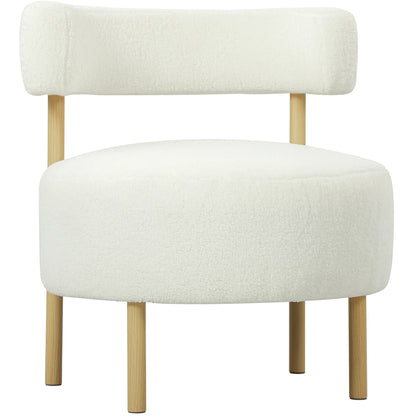 Fauteuil Céleste – bouclette crème